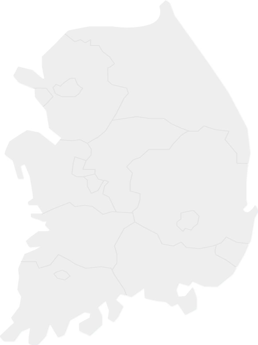 대한민국 지도
